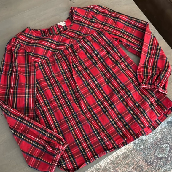 J. Crew Factory Tops - Red Plaid JCrew Factory Top